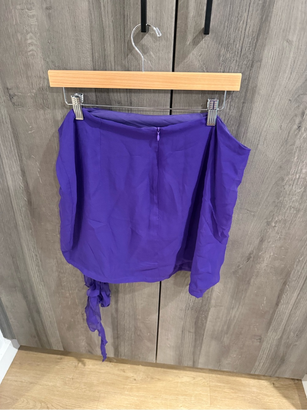 Peppermayo Violet Ruffle Tie-Front Sheer Blouse & skirt - Picture 11 of 12